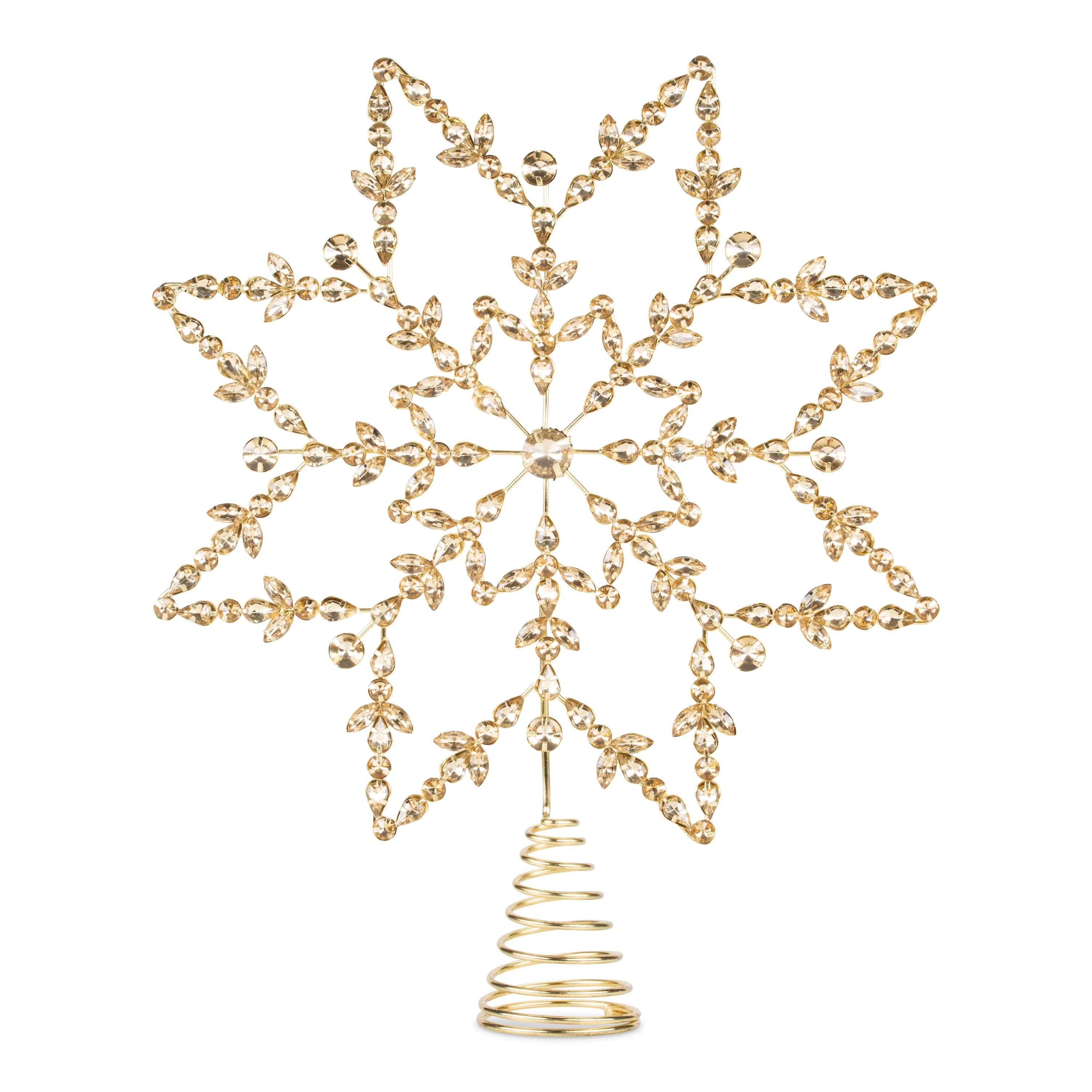 Jeweled Snowflake Tree Topper | Martha