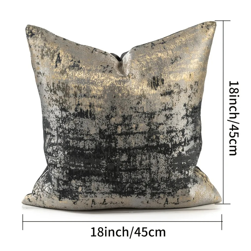 Luxurious Black Velvet & Golden Throw Pillow Cover - Perfect for Any Room in Your Home! | Temu Affiliate Program