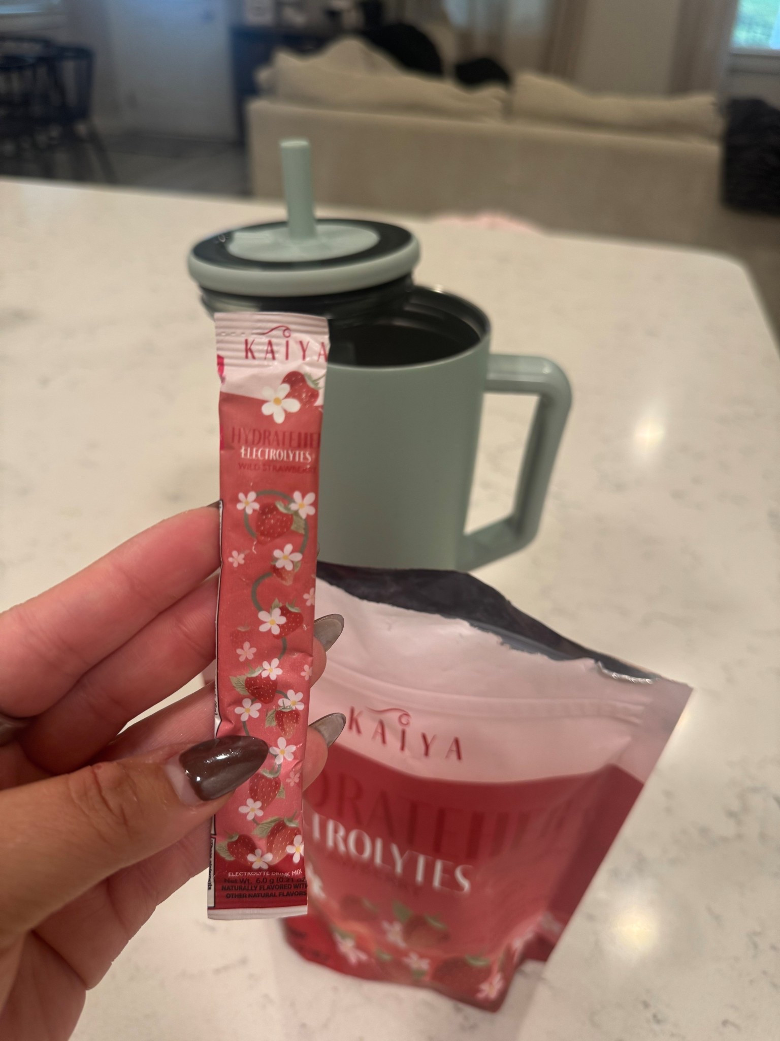 These electrolytes are SOOOOO good. They come in Strawberry or Lemon Blueberry 

#LTKActive