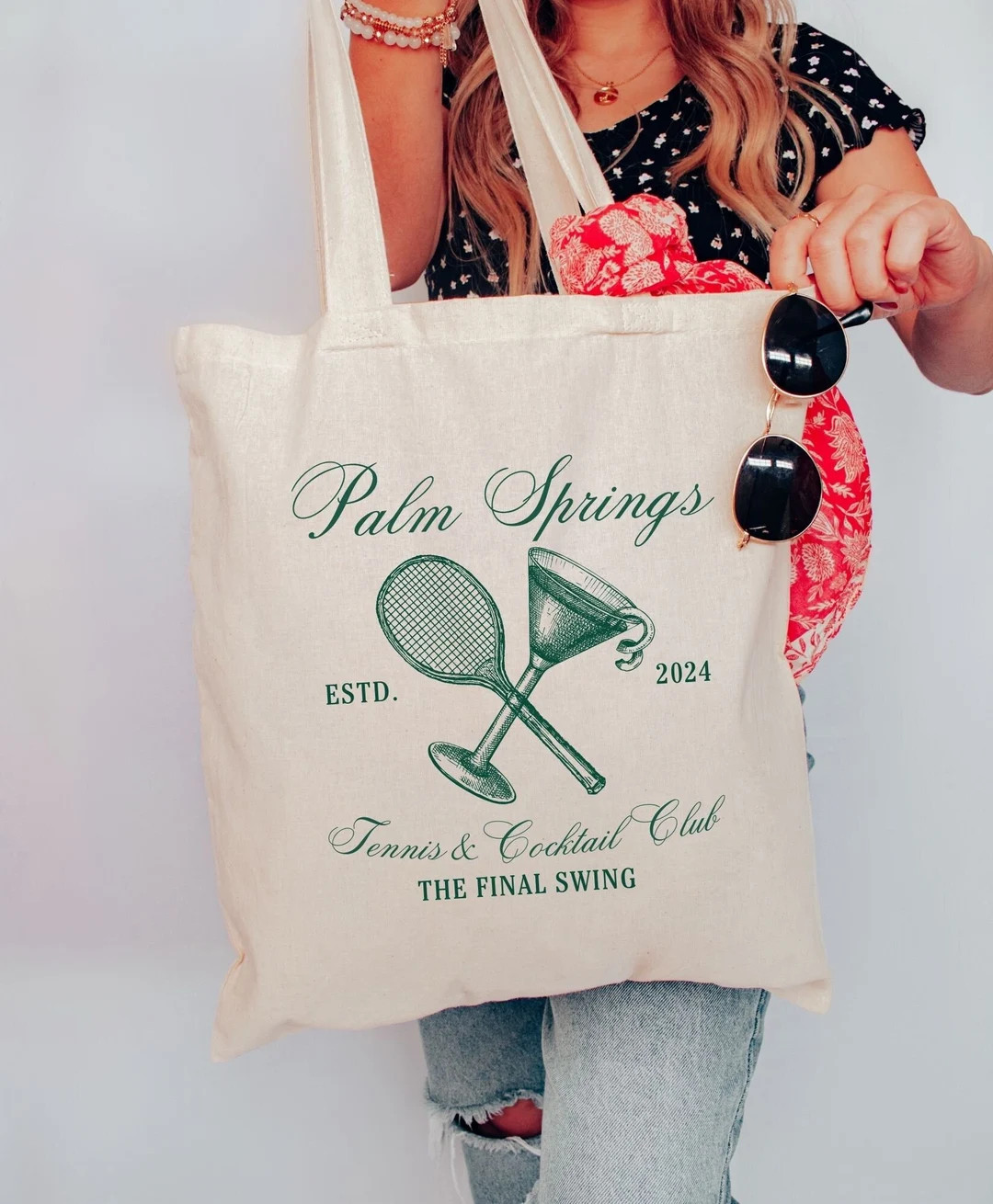 Bachelorette Bag Tennis Party Favors, Custom Tote Bags, Last Swing Before the Ring, Bachelorette ... | Etsy (US)