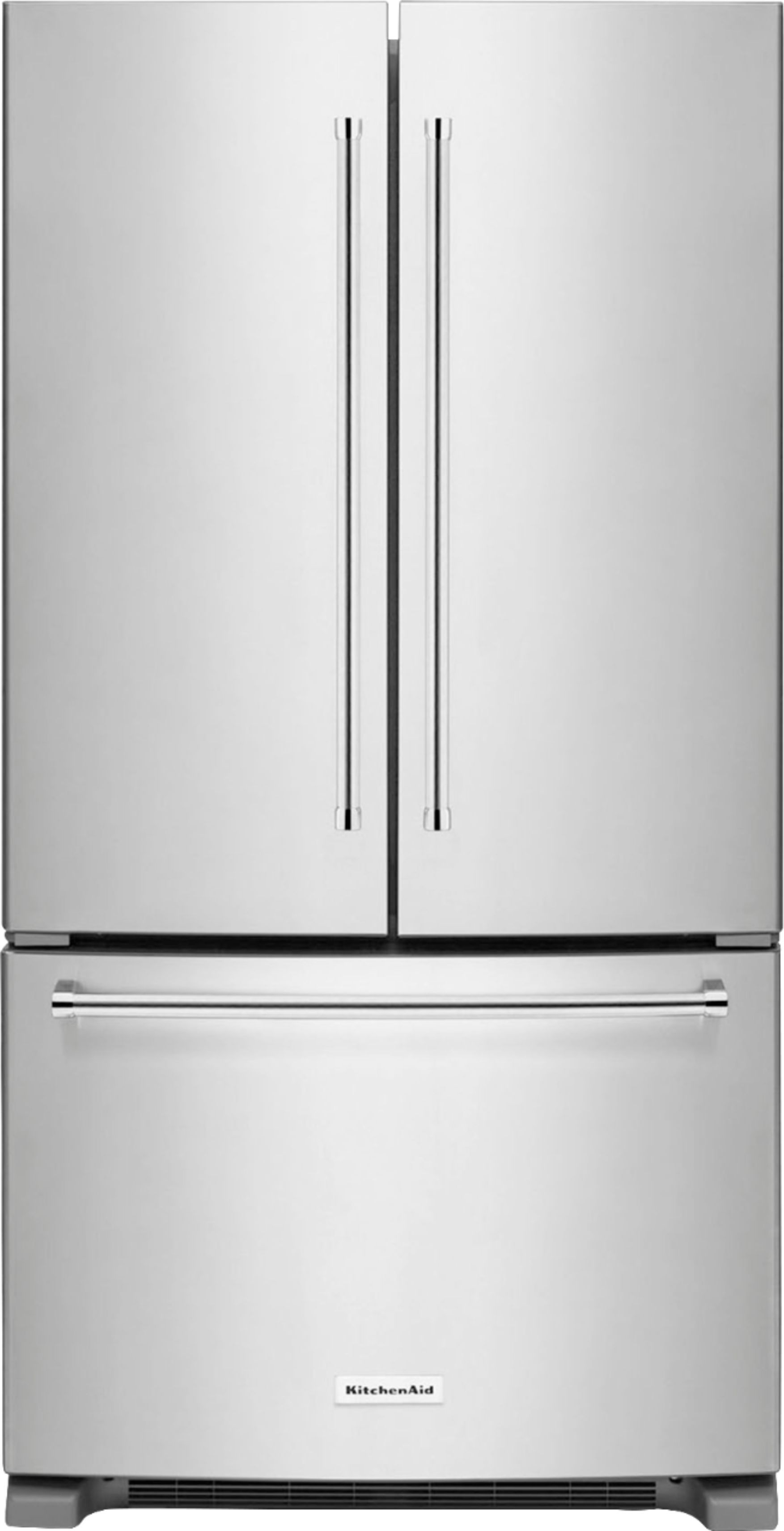 KitchenAid 20 Cu. Ft. French Door Counter-Depth Refrigerator Stainless steel KRFC300ESS - Best Bu... | Best Buy U.S.