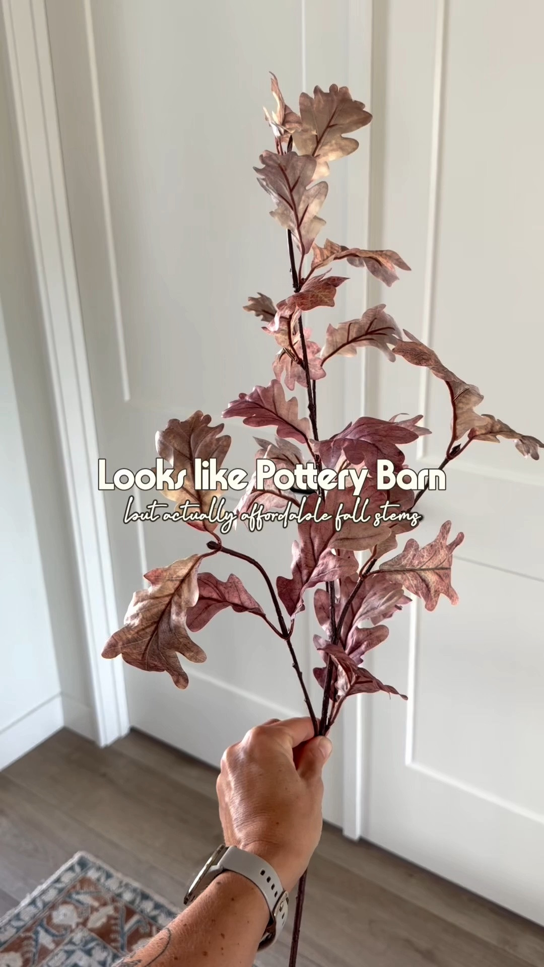 🍂 The prettiest brown and dusty pink fall stems that look like Pottery Barn but they’re actually affordable! AND they’re on sale 🙌 I paired them with woven vases for added texture and warmth. 😍 I used 6 of the brown leaf stems in the tall vase. I used 6 dusty pink mini hydrangeas and 3 eucalyptus stems in the 2nd vase. 

#fallhomedecor #boujeeonabudget #potterybarnstyle

#LTKHome #LTKSaleAlert #LTKSeasonal