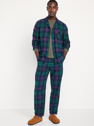 Flannel Pajama Set for Men | Old Navy (US)