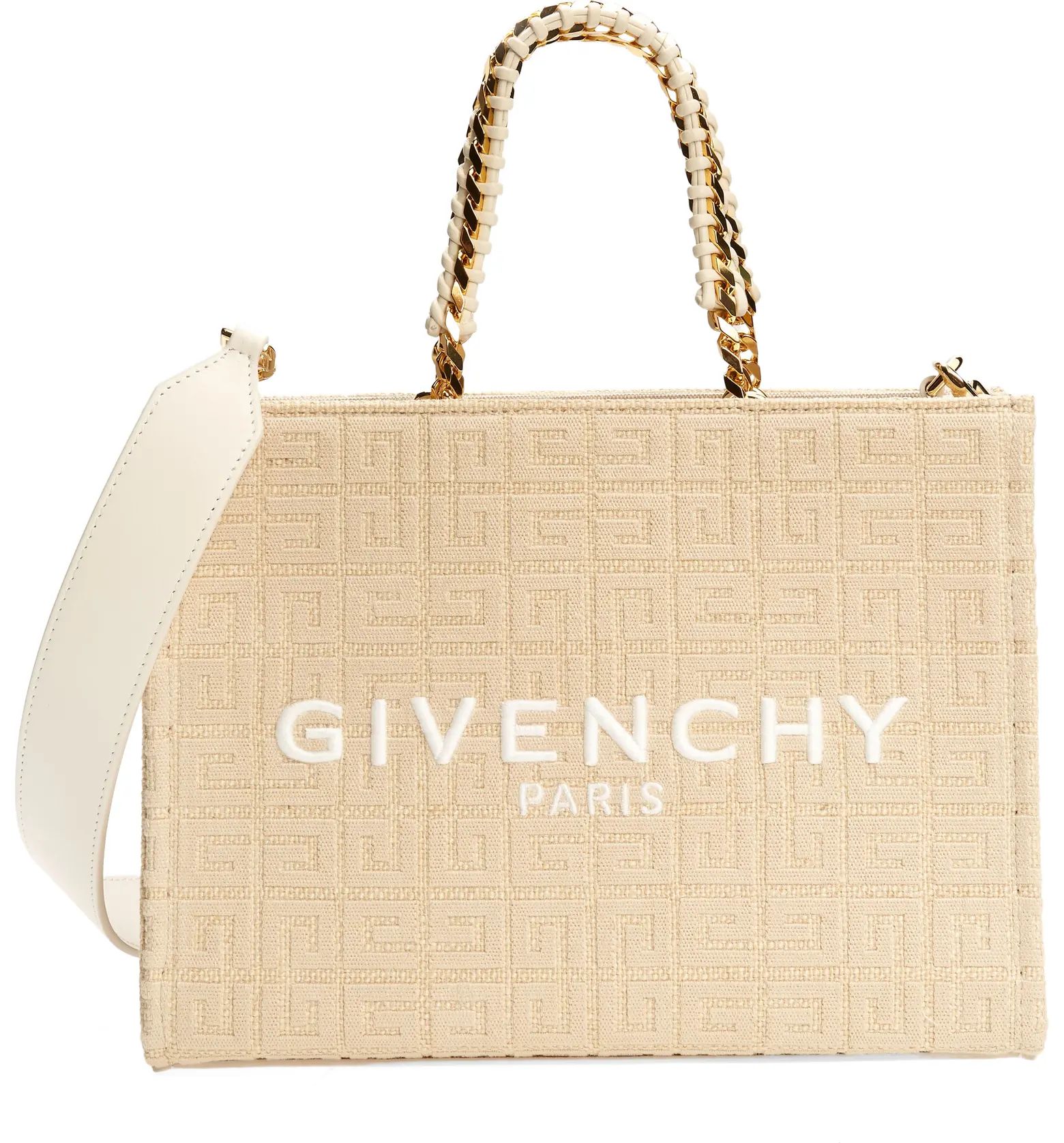 Givenchy Small G-Tote 4G Monogram Jute Tote | Nordstrom | Nordstrom