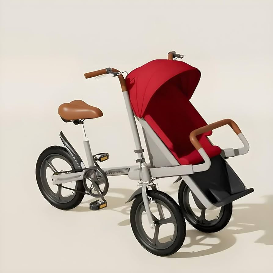 Etlegor 2 in 1 Adult Parent-Child Tricycle, for Walking Adult Child Adult Tricycle Three Wheel Bi... | Amazon (US)