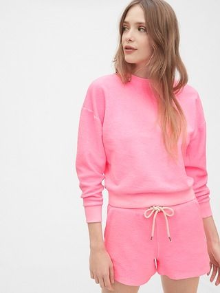 Cropped Sweatshirt in French Terry | Gap (US)