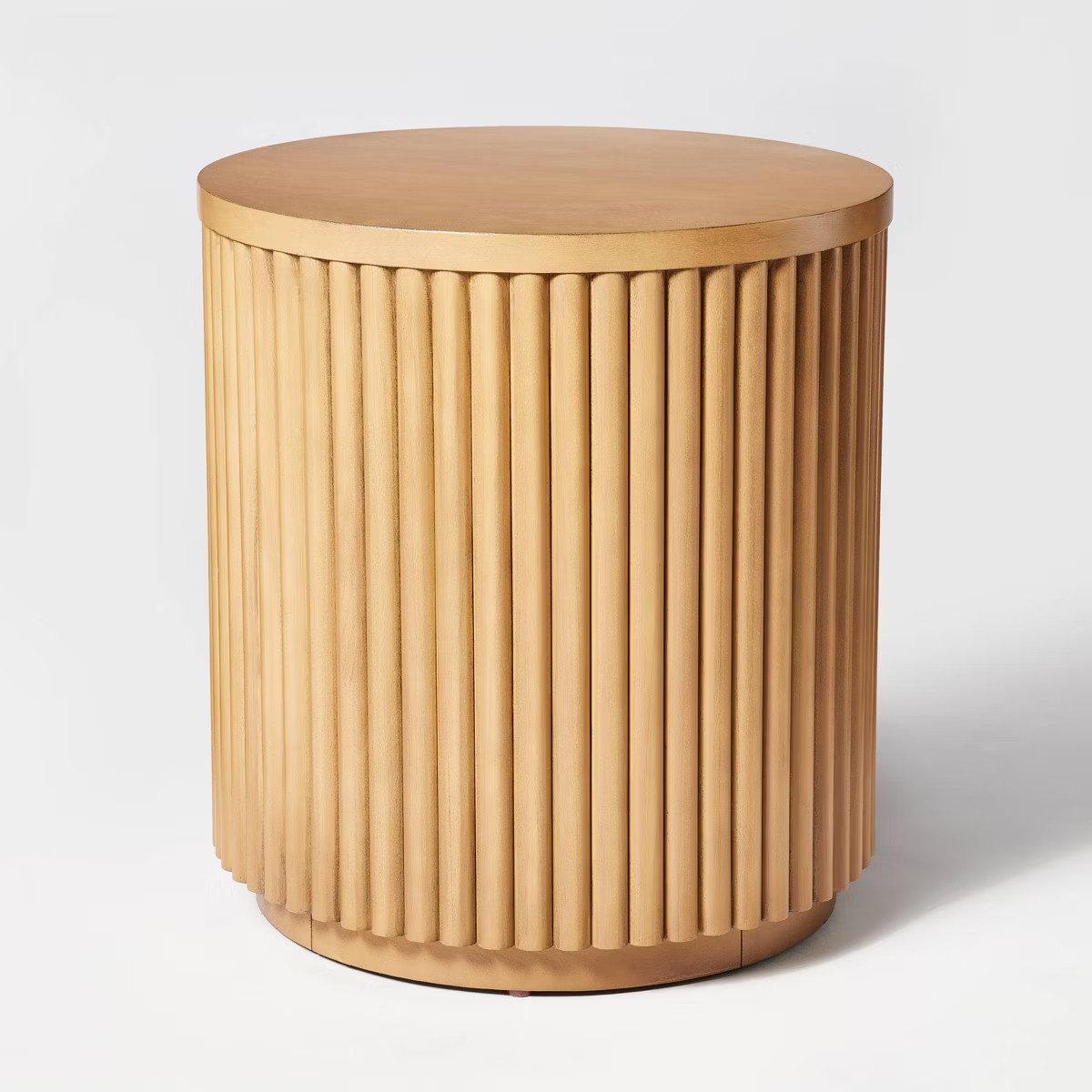 Dowel Accent Table Natural - Threshold™ designed with Studio McGee Fully Assembled | Target