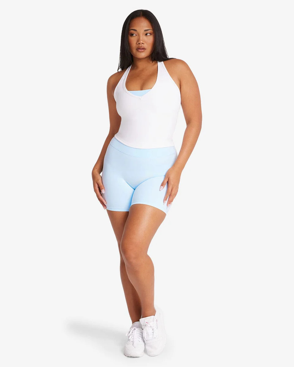 Form Invisible Scrunch Shorts 5" | Powder Blue | Crop Shop Boutique AU