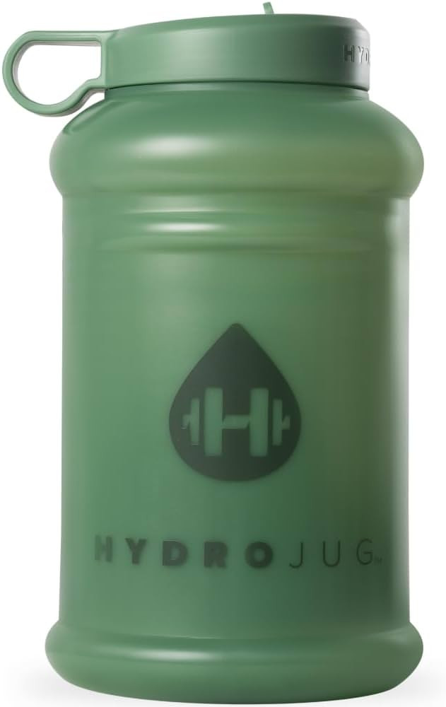 HydroJug Half Gallon Water Bottle 73oz - Refillable, Reusable Jug With Carry Handle - Leakproof G... | Amazon (US)