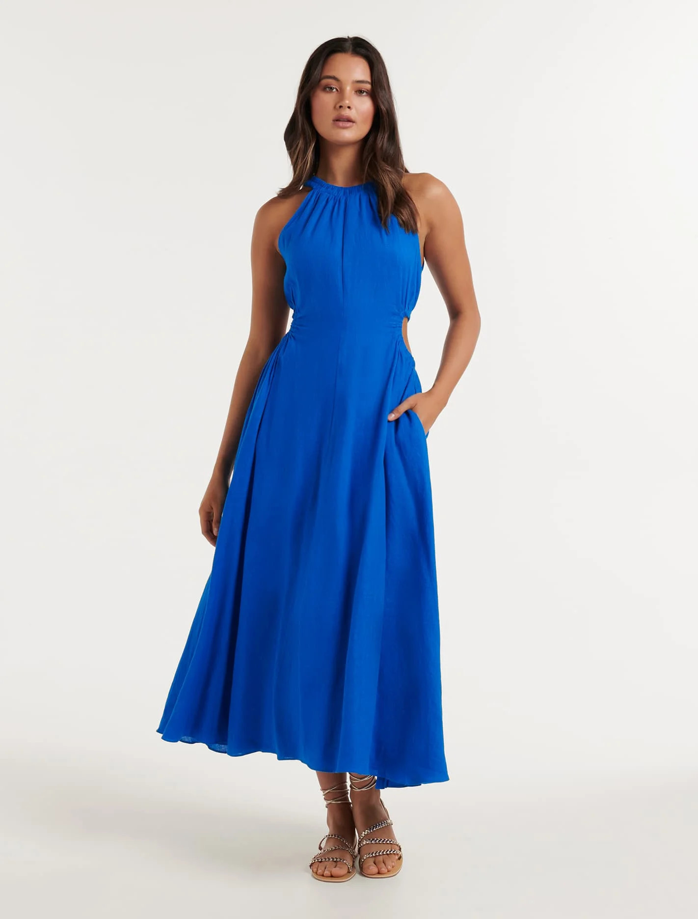 Marli Cut-Out Midi Dress | Forever New (UK & IE)