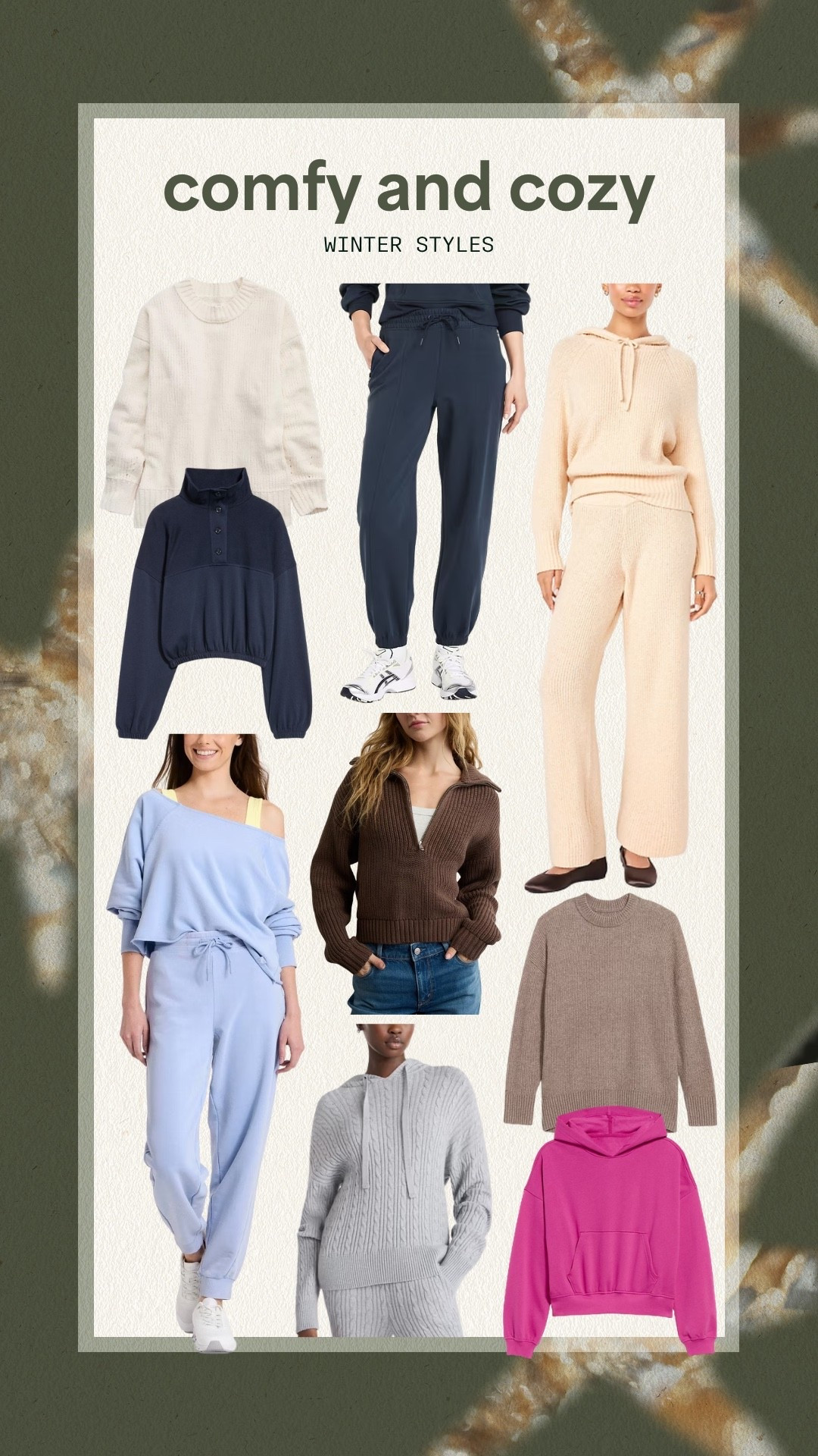 Cozy and comfy activewear winter styles! 


Women’s fashion,  winter fashion, winter style, winter outfits, winter outfit inspo, winter ootd, trendy fashion, chic style, cozy fashion, cozy style, loungewear, holiday fashion, holiday style, holiday outfits, holiday outfit inspo, midsize fashion, midsize style 




#LTKOver40 #LTKootd #LTKHoliday