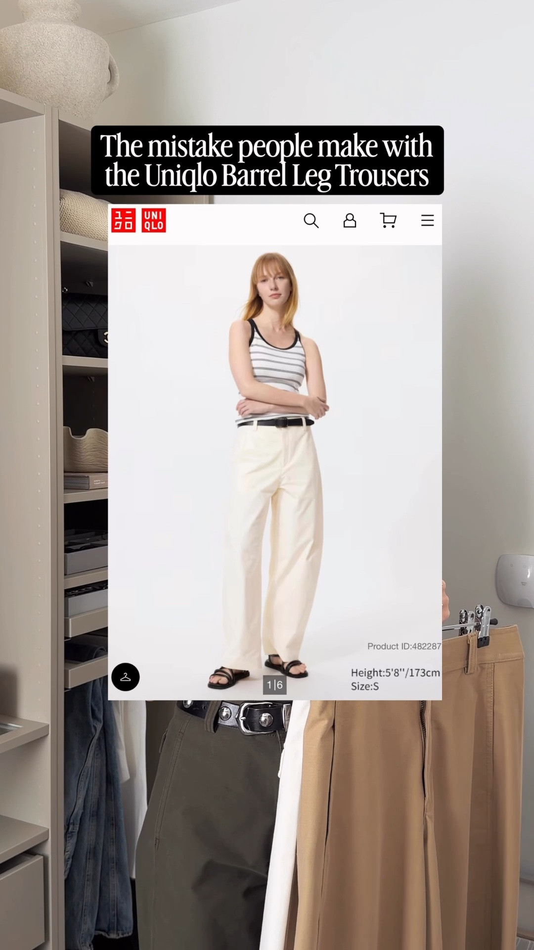 Uniqlo barrel leg trousers styling tips and my favourite spring outfit formulas:

Barrel leg trousers
Loafers or slim trainers 
Leather bomber jacket or
Suede jacket 
Swap to low heel boots for the evening (go for a snake print toe detail for a nod to the animal print trends this season)

#uniqlo #barrelleg 

#LTKspring #LTKstyletip #LTKuk