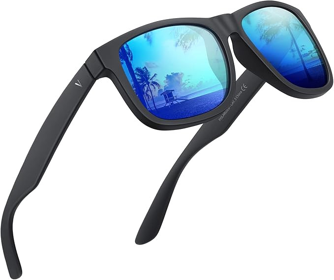 VELAZZIO Polarized Sunglasses for Men Women Fashion Sunglasses UV400 Protection Lightweight | Amazon (US)