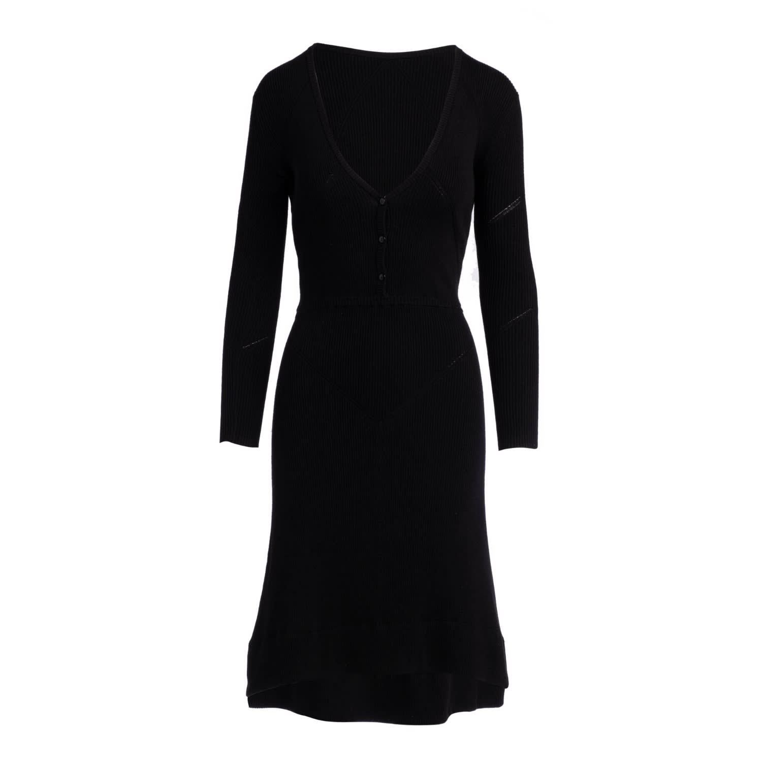 The Irma Sweater Dress - Black | Wolf and Badger (Global excl. US)
