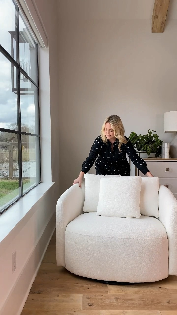 These viral boucle swivel chairs from Walmart are worth the hype! 

@walmart #walmartpartner #walmarthome / accent chair / bedroom / living room / viral products / beautiful by drew / planter / spring decor / vase / coffee table / home

#LTKSpringSale #LTKhome #LTKMostLoved