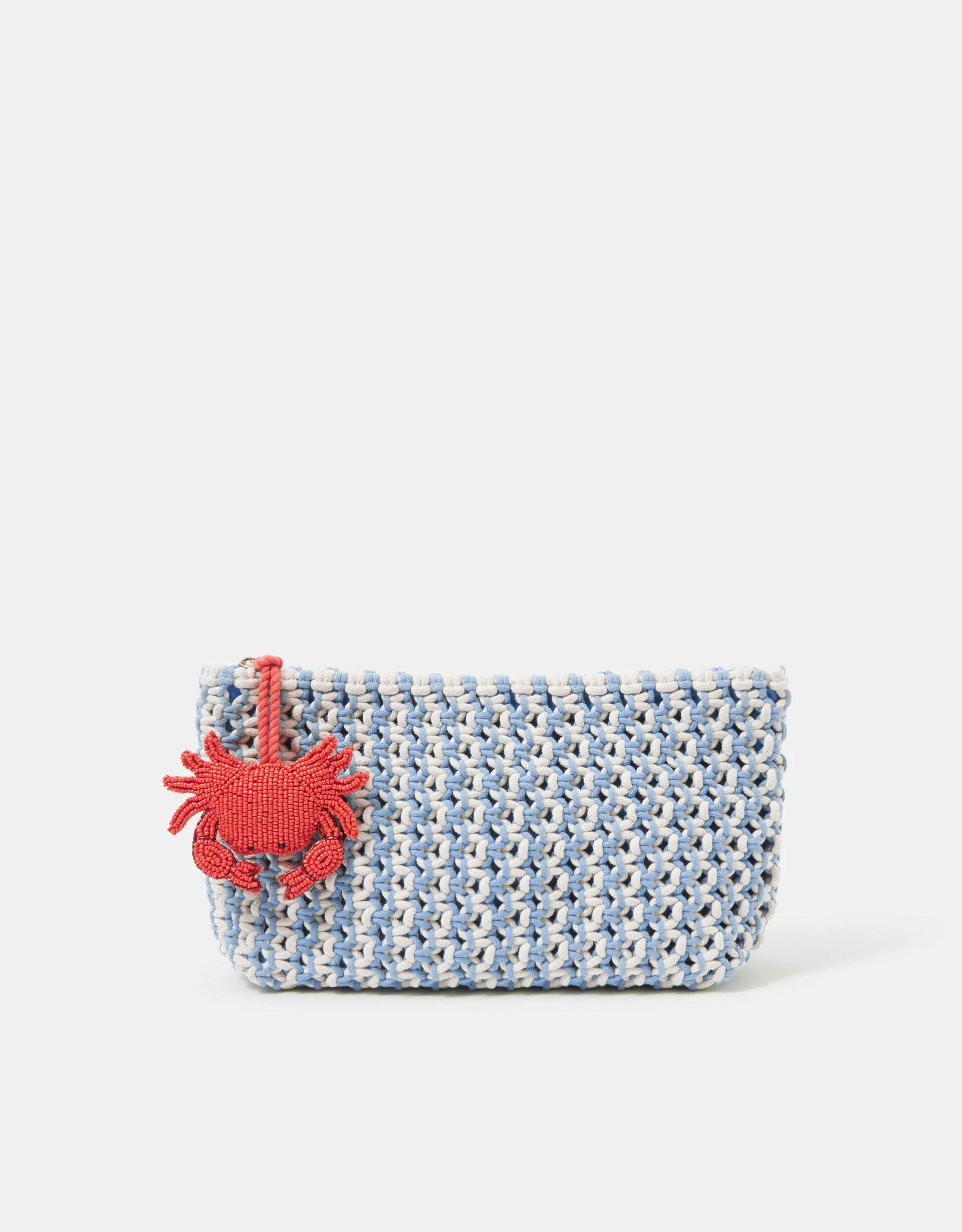 Crab Charm Macrame Clutch Bag | Accessorize (Global)
