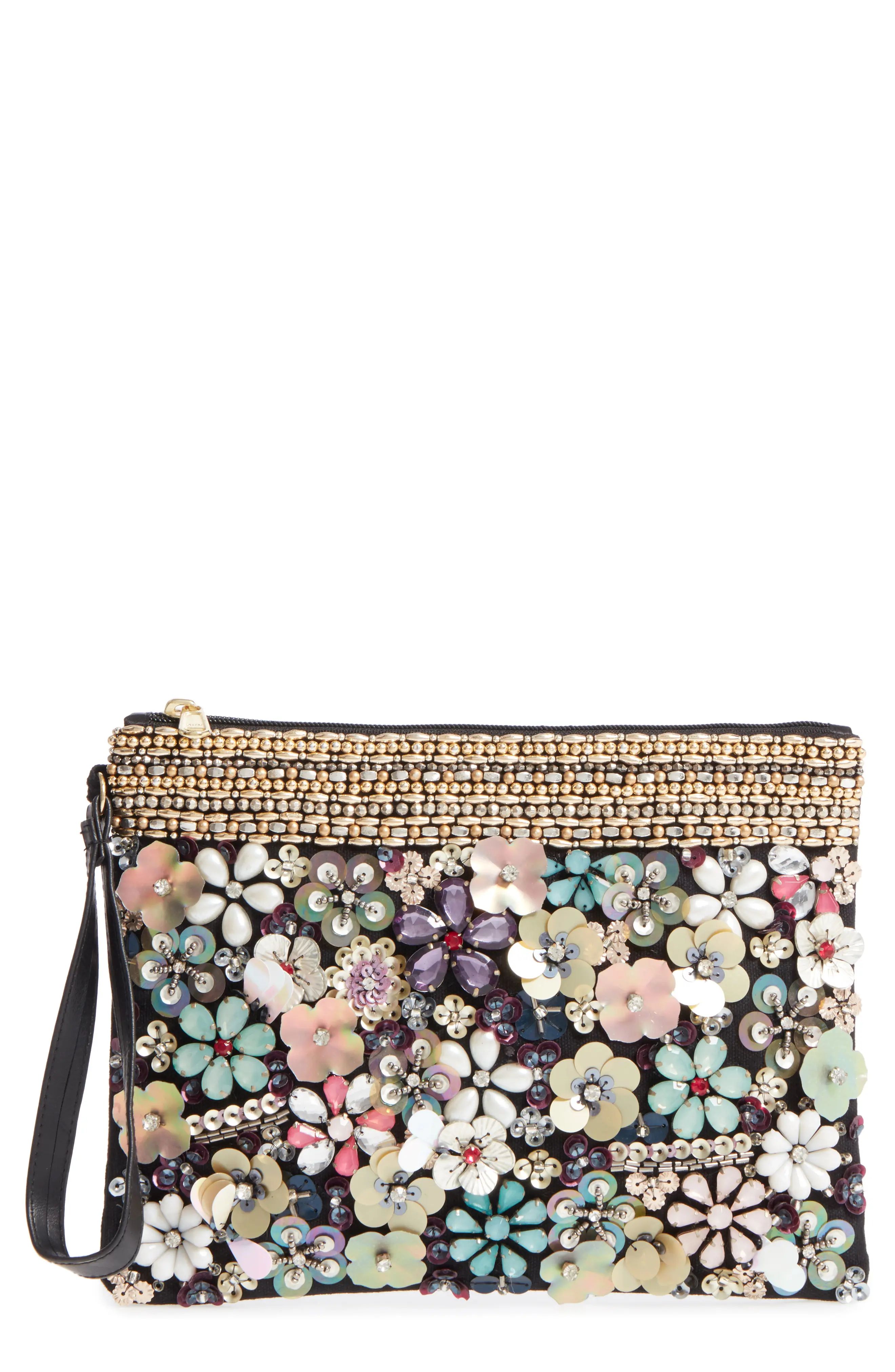 Natasha Embellished Garden Clutch | Nordstrom