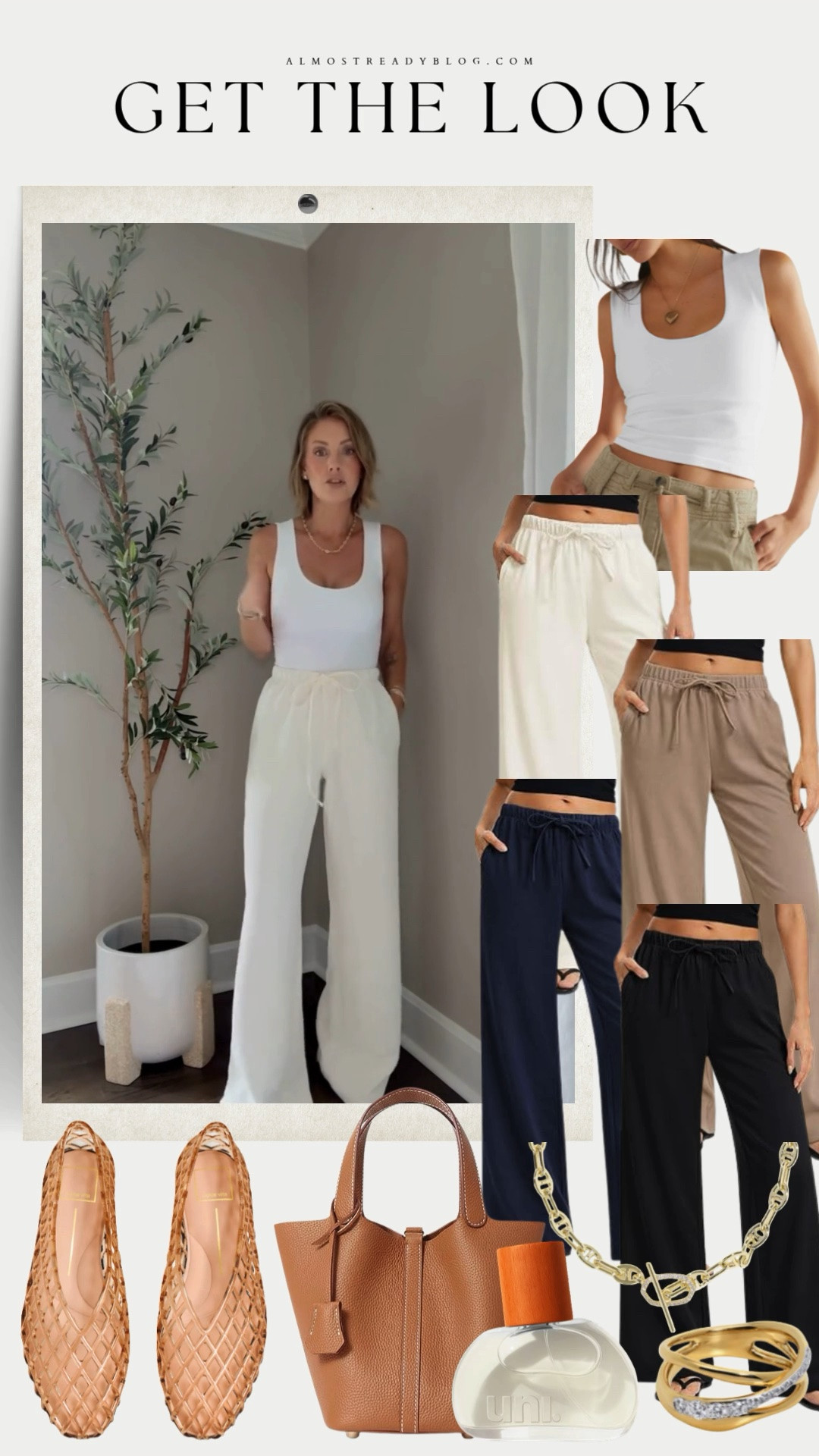 XS tank / size small Amazon wrinkle free pants

An easy outfit that's perfect for staying cool and polished all summer long.

summer outfit, casual vacation style, effortless summer look, lightweight travel outfit, chic everyday outfit, white lounge pants, tank outfit, resort wear, summer essentials, neutral style

#LTKootd #LTKPetite