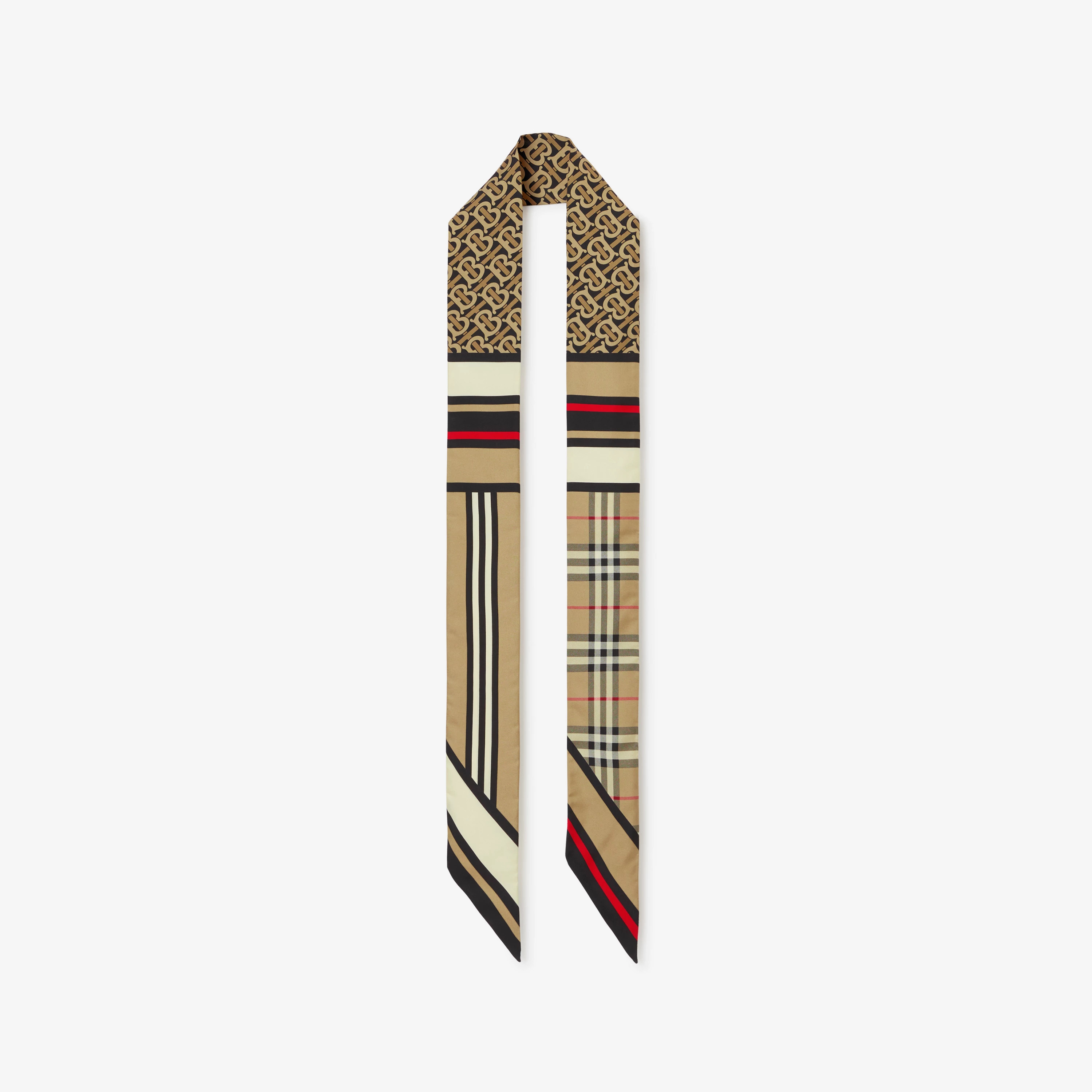 Skinny Montage Silk Scarf | Burberry (US)