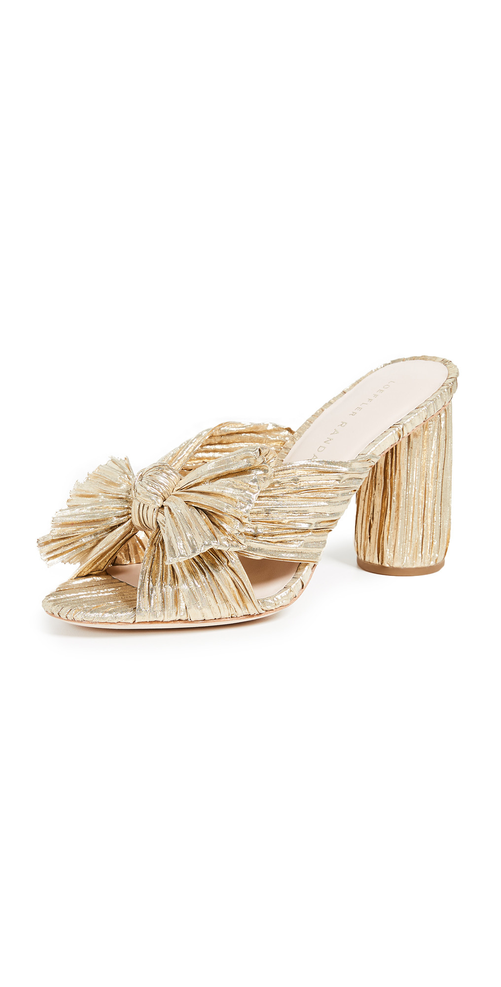 Loeffler Randall Penny Pleated Bow Sandals | Shopbop