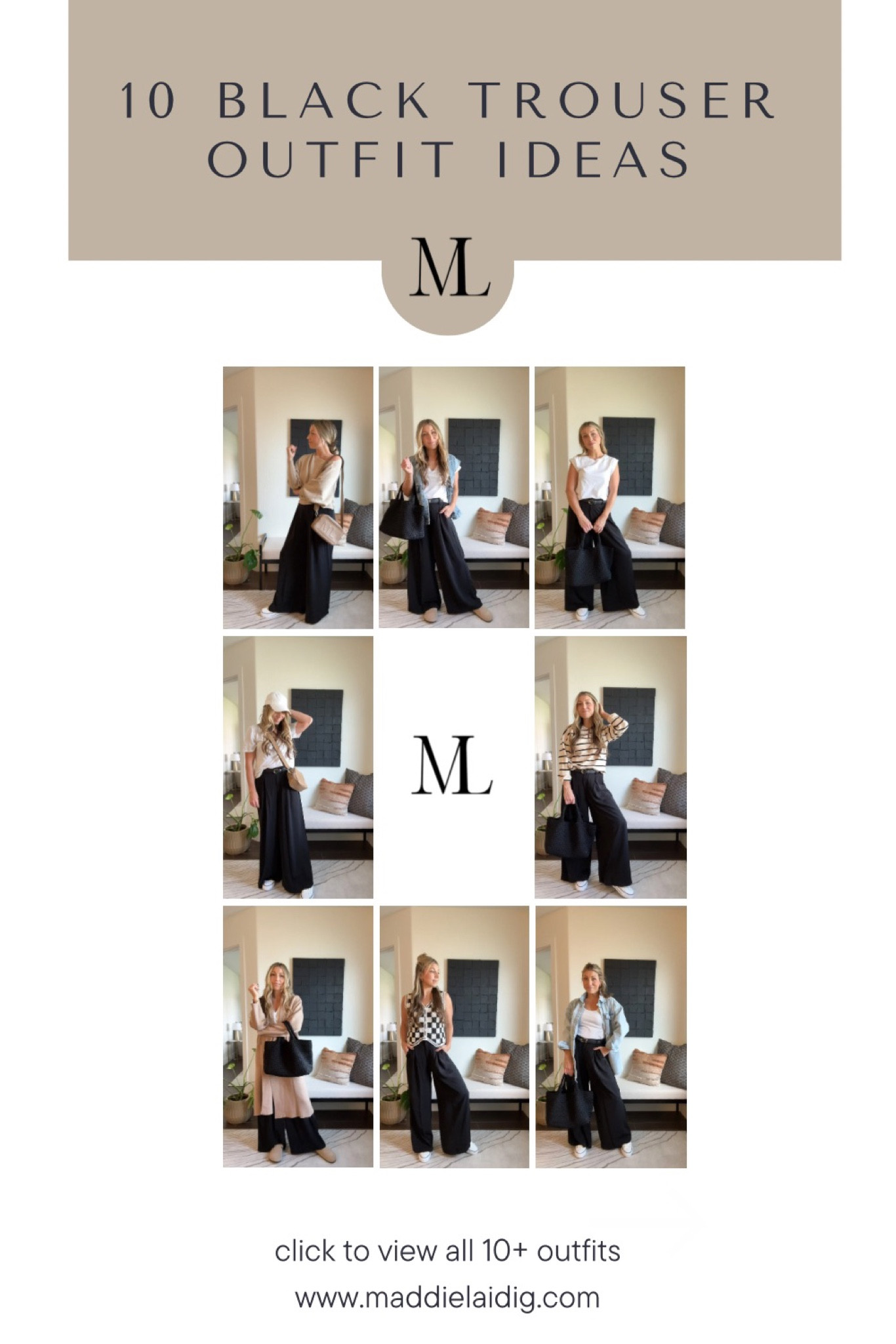 Realistic elevated outfits for when you have nothing to wear. Every woman needs a pair of black wide leg pants to dress up or down. SHOP these pieces in my LTK or on my blog. #stylingtips #outfitideas #falloutfits #realisticoutfits #nothingtowear #everydaybasics #wardrobeessentials #howtoelevateyourstyle

#LTKover40 #LTKmidsize #LTKSeasonal