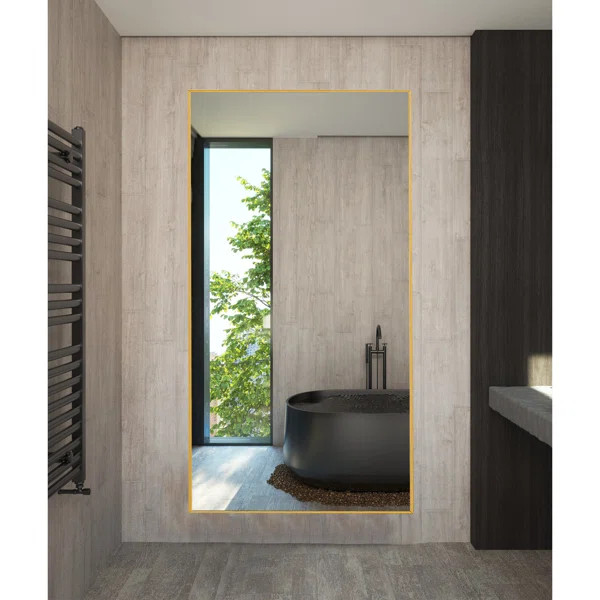 Modern Oversized Full Length Mirror | Wayfair Professional