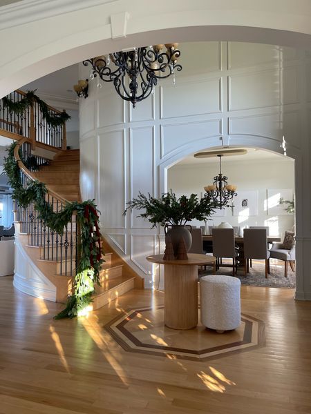 Our Foyer is all decorated for the Holidays! 

Use my code: VESNATANASIC15 for a 15% off orders of $75+ including my favorite Norfolk pine garland. 

Use my code VESNA10 for a discount on the McGee & Co bells and vase! 

Foyer, Holiday decorating, Christmas decor, Christmas tree, Holidays, Home, Foyer design, Christmas decor, Amazon home, Amazon Christmas, McGee & Co, Afloral, Norfolk Pine, Norfolk Pine stems, Christmas garland, Christmas stems, holly, Christmas, Norfolk Pine Garland, Eucalyptus garland, ottoman, round table, entryway table, gift guide, Holiday gifts, Target home, 

#LTKSeasonal #LTKHoliday #LTKhome