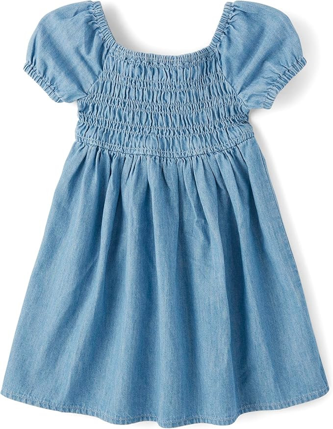 The Children's Place Baby Girls' and Toddler Short Sleeve Casual Dresses | Amazon (US)