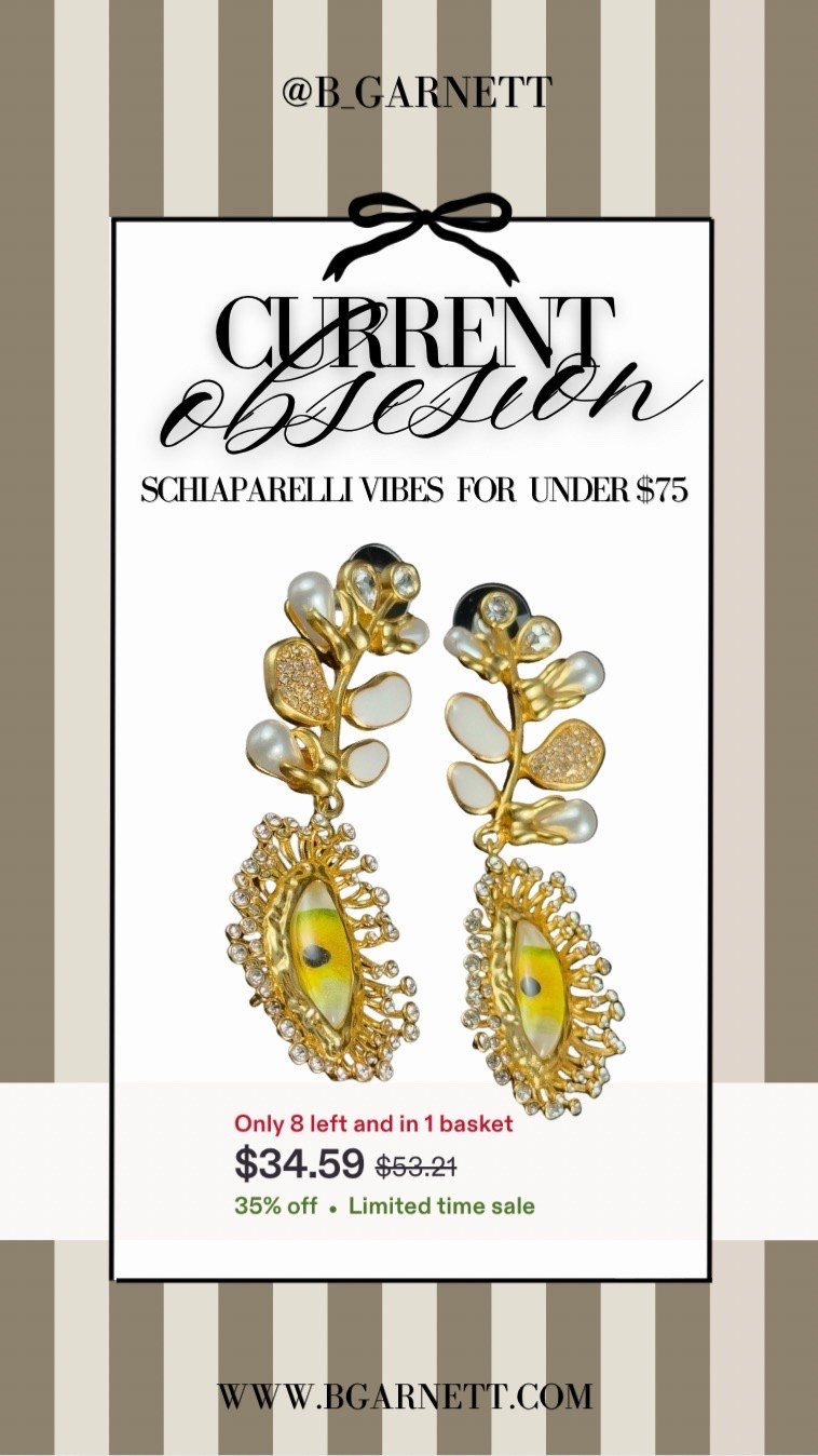 Schiaparelli Vibed for less than $50 say less (will be do fun for wedding season) 

Earrings | funky style | ducky jewelry | Etsy find | earrings | wedding guest outfit

#LTKgrwm #LTKootd #LTKWedding