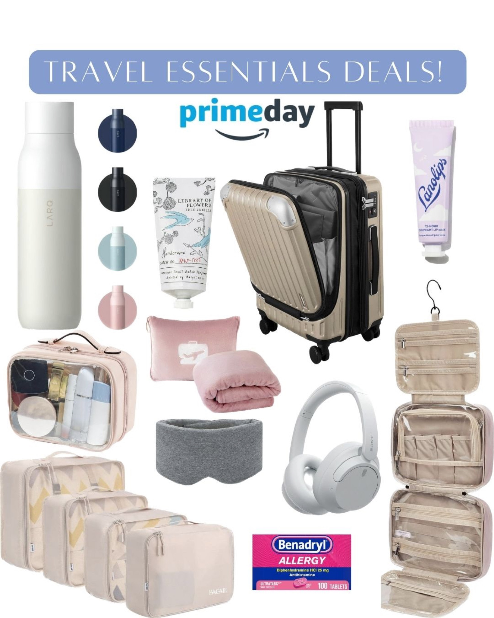 Amazon prime day deals on all things travel! I’m a flight attendant and these are travel necessities for me ✈️ #amazonprimeday2024 #primedaydeals 

#LTKtravel #LTKU #LTKsalealert