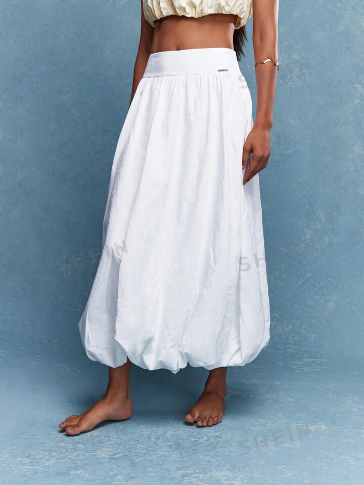 MISSGUIDED Bubble Hem Fluffy Maxi Skirt | SHEIN | SHEIN