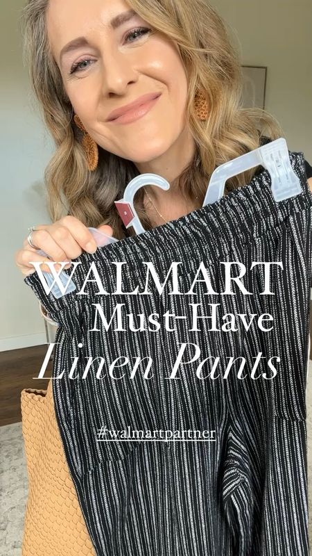 My favorite summer pants are these linen blend ones on Walmart under $20! #walmartpartner I’m wearing my usual small (size down if you’re between). Tall girl friendly 29” inseam. I’m 5’8” for reference. #walmart #walmartfashion @walmart @walmartfashion #walmartfinds #iywyk

#LTKover40 #LTKstyletip #LTKfindsunder50
