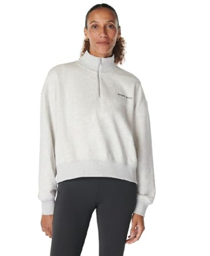 Sweaty Betty REVIVE CASUAL CROPPED HALF ZIP SWEATSHIRT | Amazon (US)