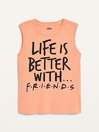 Loose Pop-Culture Graphic Sleeveless Tee for Women | Old Navy (US)
