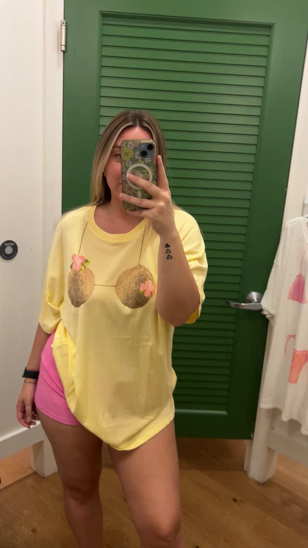 @Aerie new aerie arrivals and summer spring must haves. Wearing this shirt as a swim cover up 