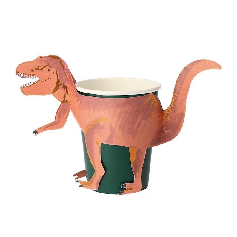 Dinosaur T-rex Party Cups  Jurassic World  Dinosaur Party | Etsy | Etsy (US)