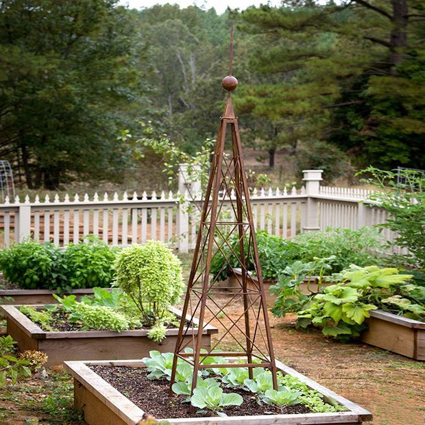 Rustic Garden Pyramid Trellis | Antique Farm House