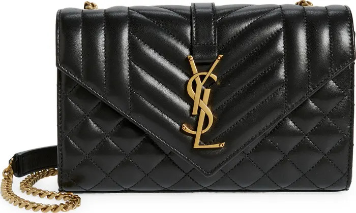 Small Envelope Chain Strap Leather Shoulder Bag | Nordstrom