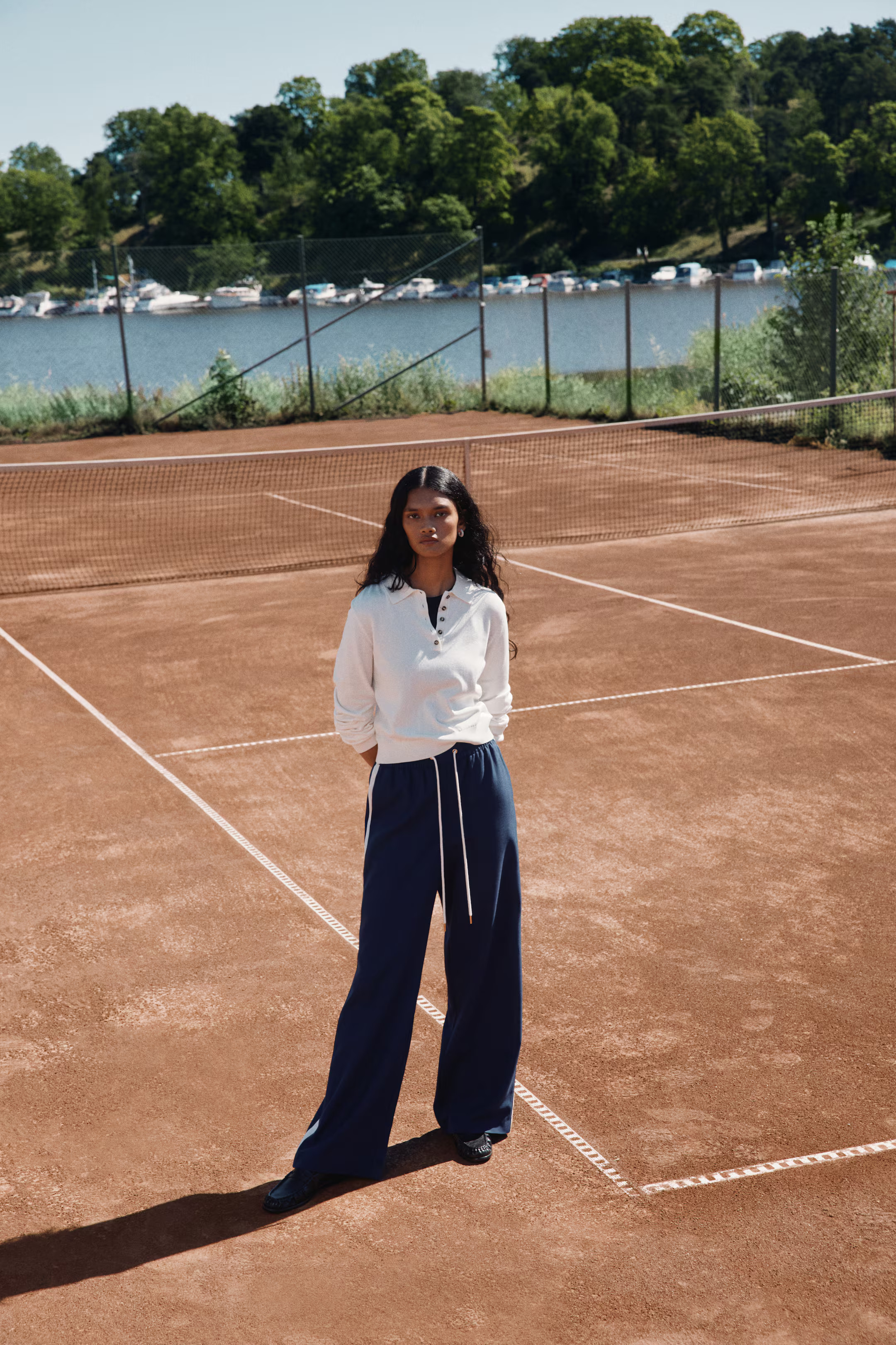 Wide-Leg Drawstring Pants | H&M (US + CA)