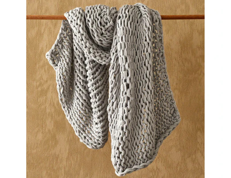MyHouse Hunter Throw  127X152cm     - Grey | Catch.com.au