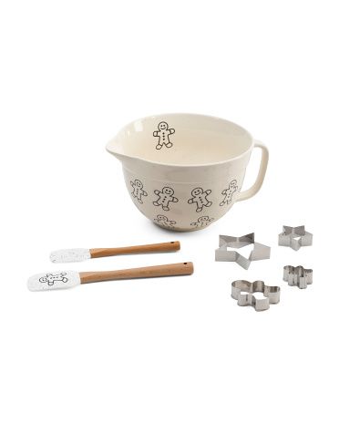 Gingerbread Man Mixing Jug Set, Tj Maxx Baking Set, Tjmaxx Holiday Baking Set, Xmas Baking Kitchen | TJ Maxx