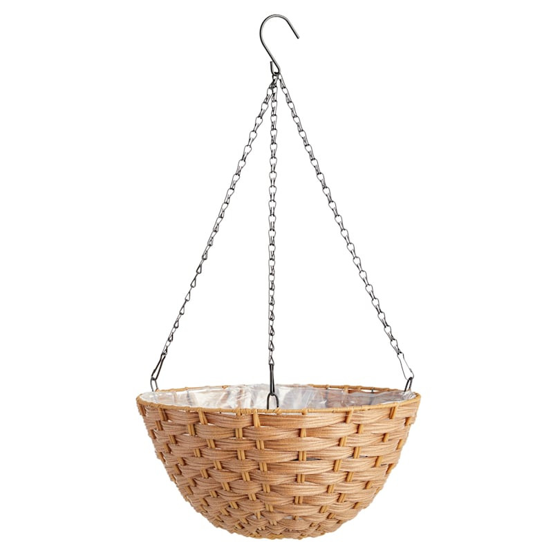 Natural Faux Woven Hanging Basket, Large








	
		
		
			
				5
			
			
				(
				8
				) | At Home
