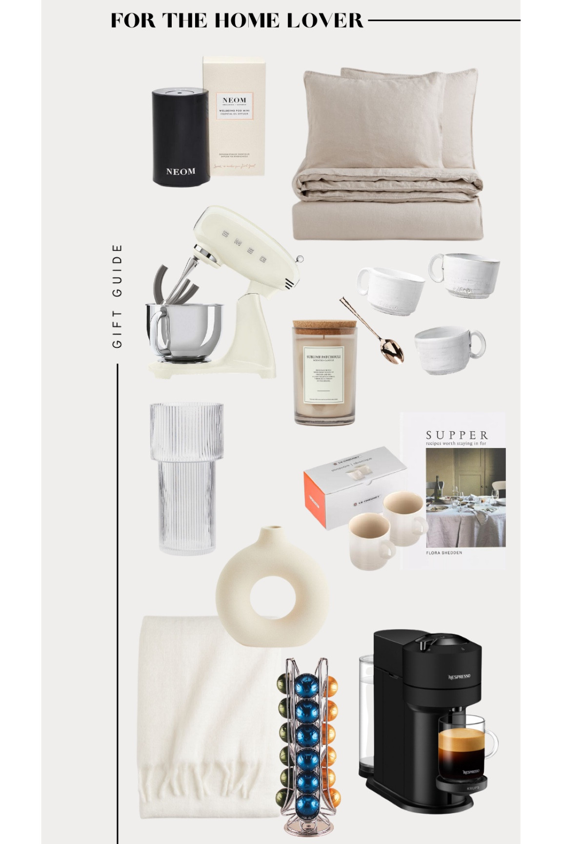 Christmas 2022 gift guide for the home lover - featuring a range of price points and products from smeg mixer to Anthropologie mug set and a gorgeous H&M throw for the sofa. 

#LTKHoliday #LTKSeasonal #LTKCyberweek