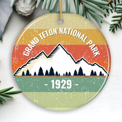 Vintage Grand Teton National Park Ornament, Version 2 | Target