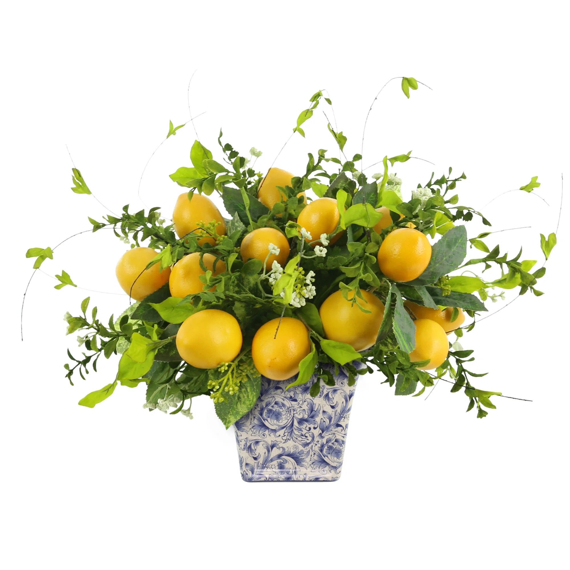 Lemon Arrangement in Pot | Wayfair North America