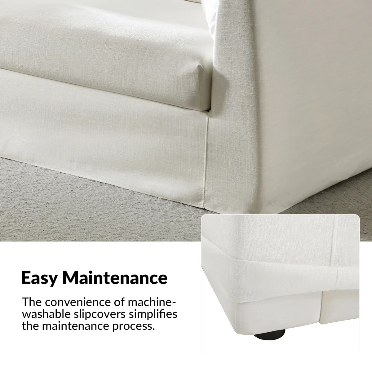 Wade Logan® Wimberly 85" Farmhouse Upholstered Slipcovered Sofa & Reviews | Wayfair | Wayfair North America