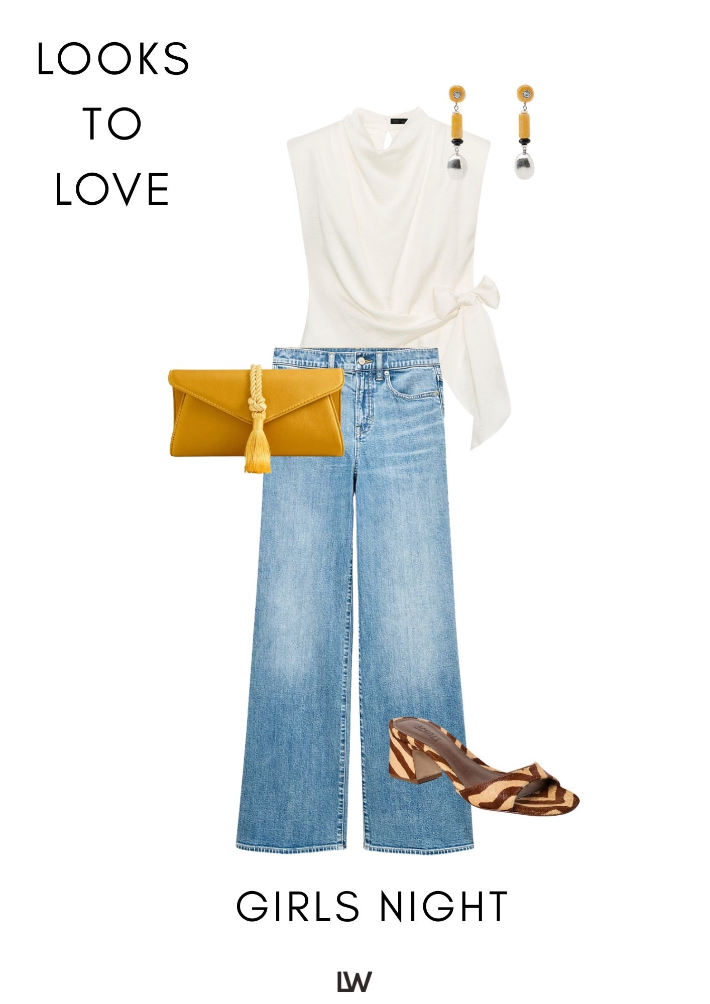 Looks to love: out for girls night