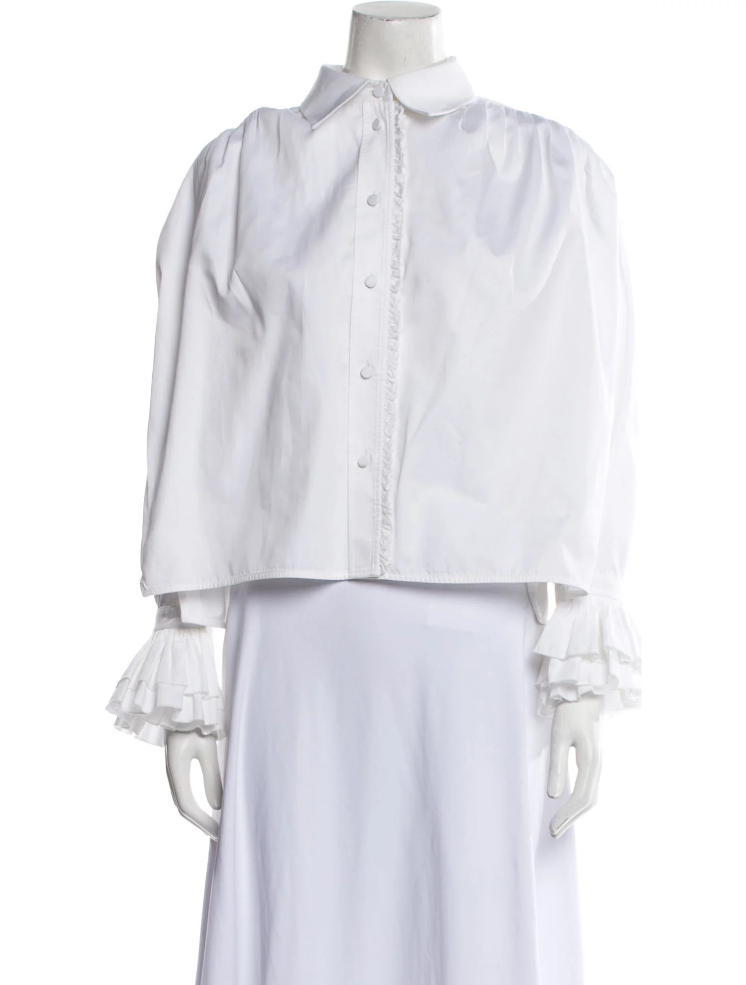 Mock Neck Long Sleeve Blouse | The RealReal