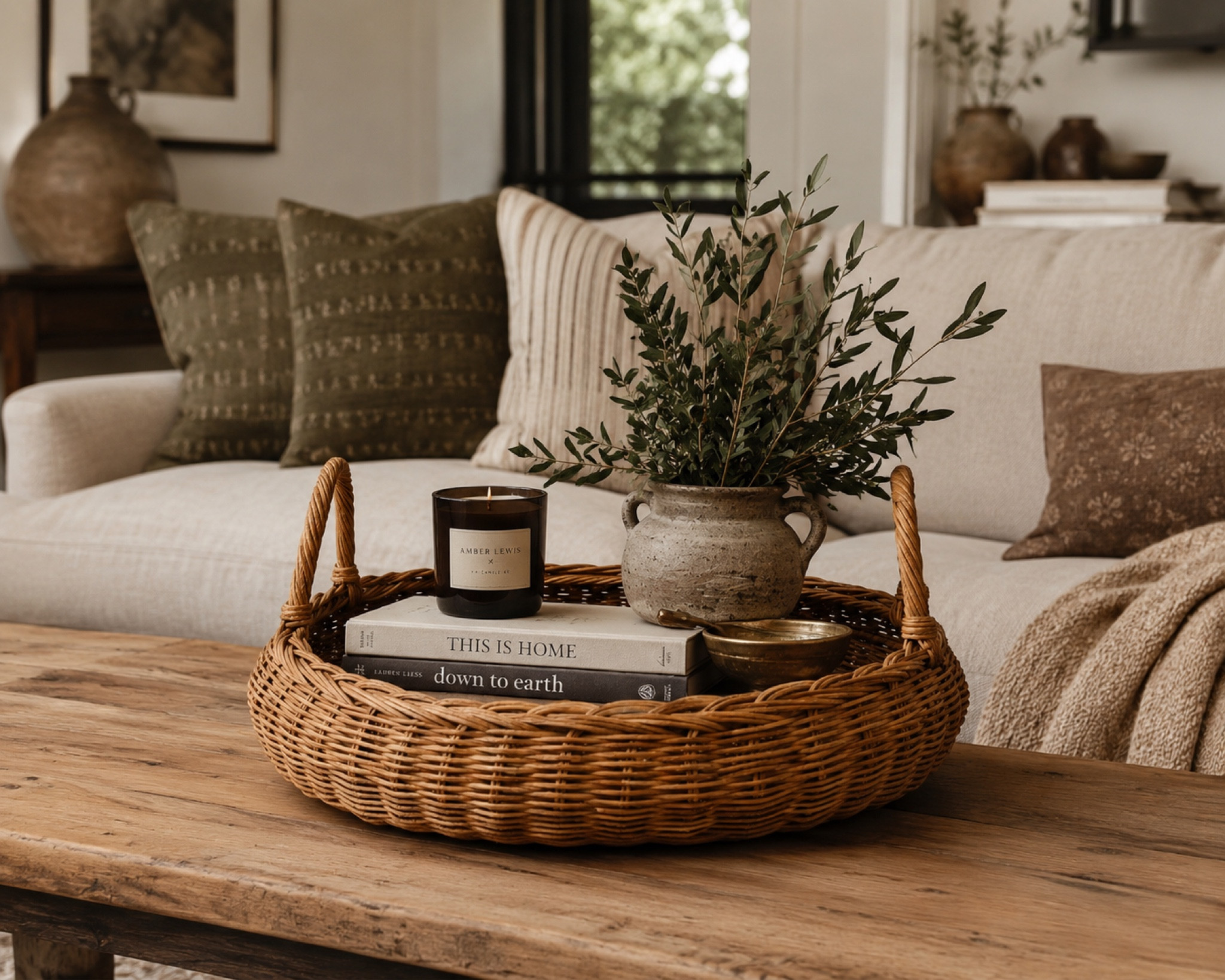 This is the perfect rattan tray to put on the coffee table, dining table, or on the kitchen counter or on an outside patio set. It’s from target at a great price!

Studio McGee. Home decor. Target home. 

#LTKHome