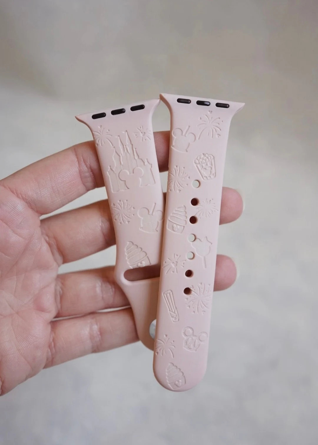 Theme Park Snacks Watch Band, 4 Color Options, Theme Park Apple Watch Band, Free Shipping, 38mm 4... | Etsy (US)